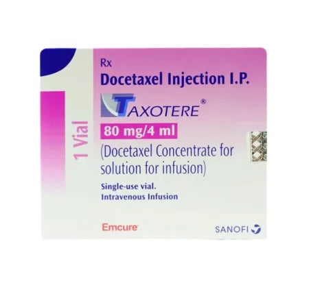 Taxotere 80 MG Docetaxel Injection vial