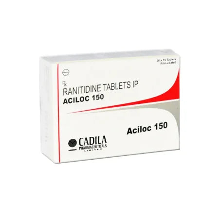 Aciloc 150mg Ranitidine tablet for GERD and peptic ulcers – Buy Online at MedsPrimeHub