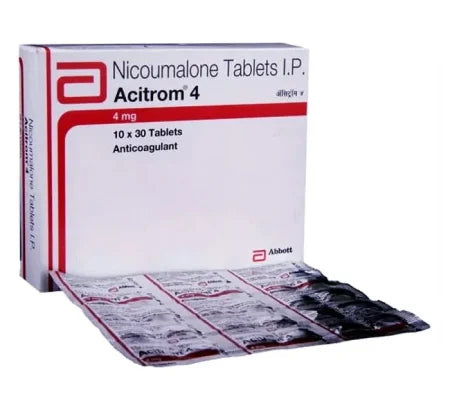 Acitrom 4mg Acenocoumarol tablet for anticoagulation – Buy Online at MedsPrimeHub