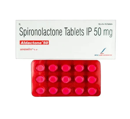 Aldactone 50 mg Tablet for heart and blood pressure management – Buy Online at MedsPrimeHub