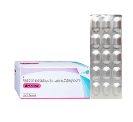 Ampilox Capsule – Ampicillin and Cloxacillin Combination Antibiotic Capsule
