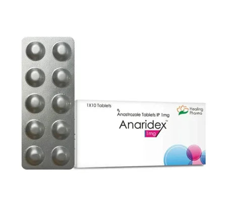 Anaridex 1 MG Anastrozole Tablet blister strip