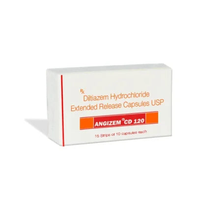 Angizem CD 120 mg Capsule for heart and blood pressure management – Buy Online at MedsPrimeHub