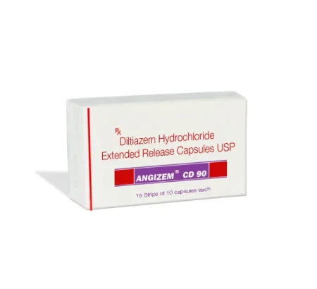 Angizem CD 90 mg Capsule for heart and blood pressure management – Buy Online at MedsPrimeHub
