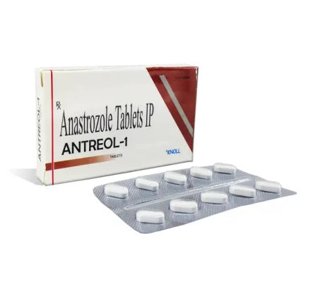Antreol 1 MG Anastrozole Tablet blister pack