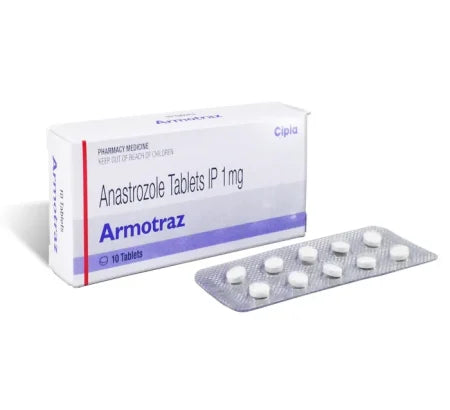 Armotraz 1 MG Anastrozole Tablet blister strip