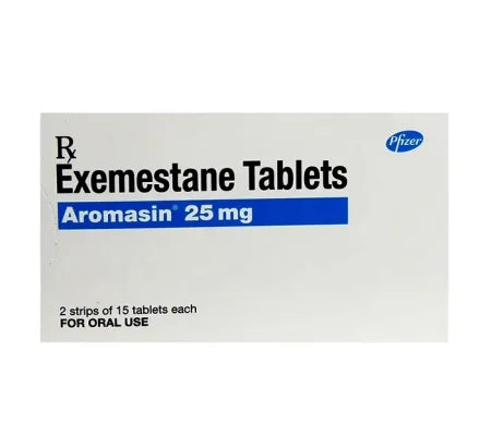 Aromasin 25 MG Exemestane Tablet blister strip