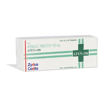 Aten 100 mg Tablet for heart and blood pressure management – Buy Online at MedsPrimeHub