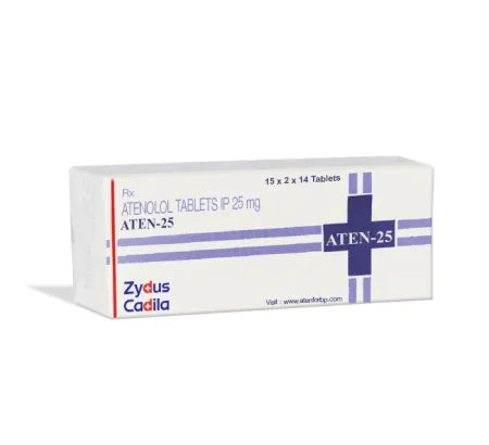 Aten 25 mg Tablet for heart and blood pressure management – Buy Online at MedsPrimeHub
