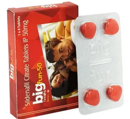 Bigfun 50 50mg tablet - Sildenafil Citrate for ED