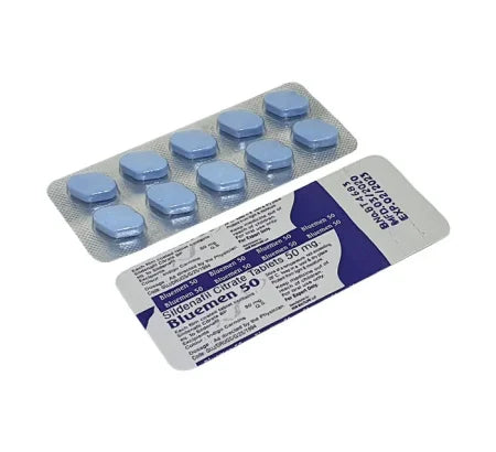 Bluemen 50 standard strength tablet - Sildenafil Citrate for ED