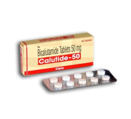 Calutide 50 MG Bicalutamide Tablet blister pack