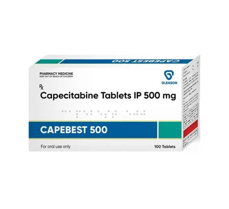 Capebest 500 MG Capecitabine Tablet strip pack