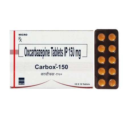 Carbox 150mg Oxcarbazepine tablet for epilepsy initiation – Buy Online at MedsPrimeHub