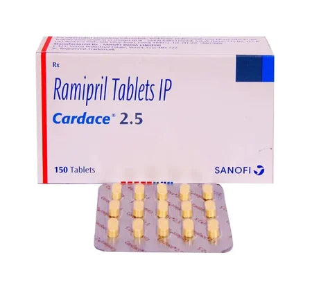 Cardace 2.5 mg Tablet for heart and blood pressure management – Buy Online at MedsPrimeHub