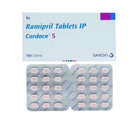 Cardace 5 mg Tablet for heart and blood pressure management – Buy Online at MedsPrimeHub