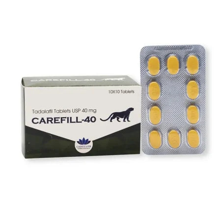 Carefill 20 mg Tadalafil tablet for erectile dysfunction treatment