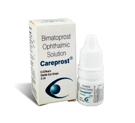 Careprost Bimatoprost 0.03% Eye Drop for glaucoma and eyelash growth – Buy Online at MedsPrimeHub