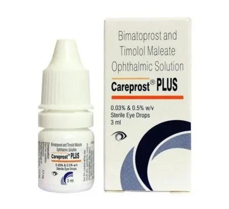 Careprost Plus Bimatoprost Timolol Eye Drop for glaucoma – Buy Online at MedsPrimeHub