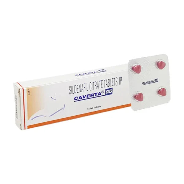 Caverta 25 standard strength tablet - Sildenafil Citrate for ED