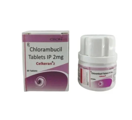 Celkeran 2 MG Chlorambucil Tablet blister pack