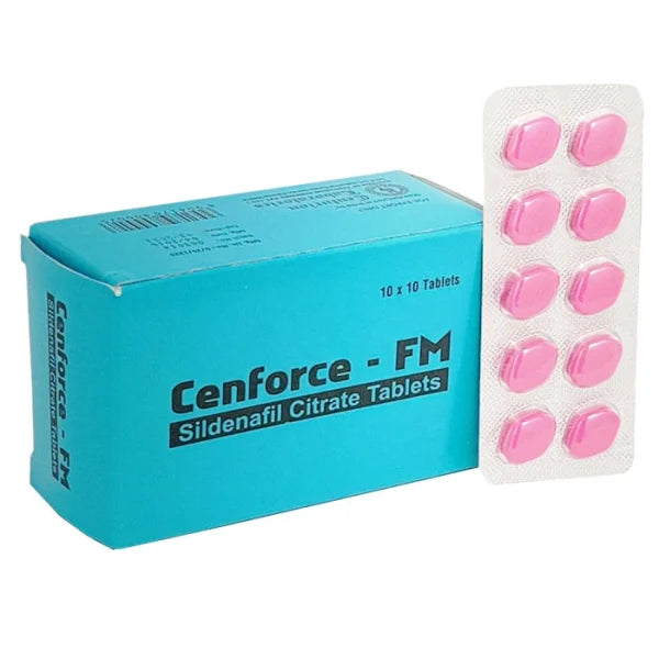 Package of Cenforce FM 100 (Sildenafil for Female) 100mg Sildenafil tablets for men's health