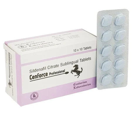 Cenforce Professional standard strength Sildenafil tablet packaging for erectile dysfunction treatment