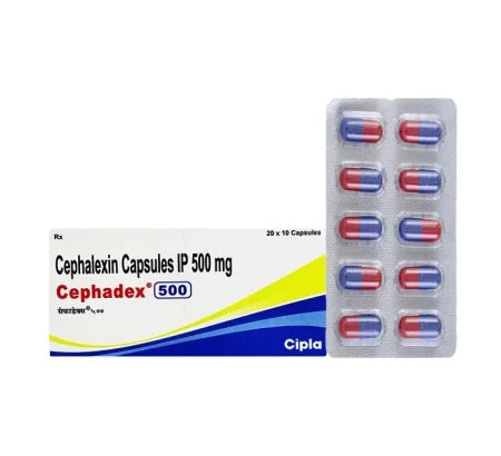 Cephadex 500mg tablet for bacterial infections – Buy Online at MedsPrimeHub