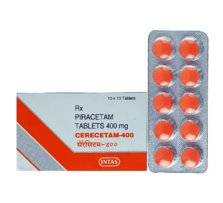 Cerecetam 400 (Piracetam) Parkinson's disease tablet – Buy Online at MedsPrimeHub