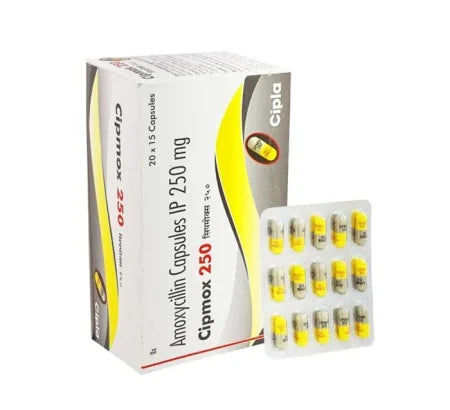 Cipmox 250mg Amoxicillin capsule for bacterial infections – Buy Online at MedsPrimeHub