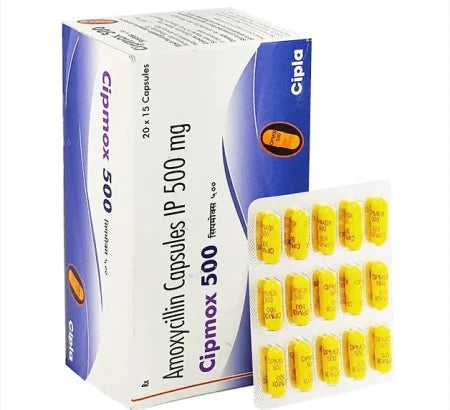 Cipmox 500mg Amoxicillin capsule for bacterial infections – Buy Online at MedsPrimeHub