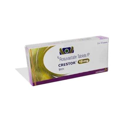 Crestor 10 mg Tablet for heart and blood pressure management – Buy Online at MedsPrimeHub