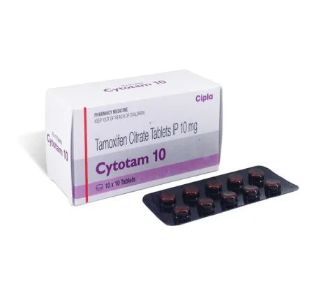 Cytotam 10 MG Tamoxifen Tablet blister pack