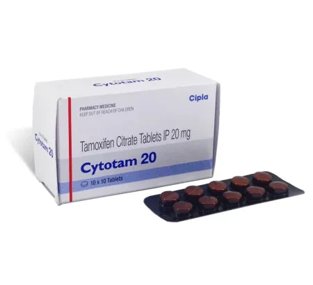 Cytotam 20 MG Tamoxifen Tablet blister strip