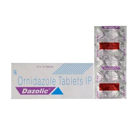 Dazolic 500mg Tablet – Metronidazole 500mg Antibiotic and Antiprotozoal Tablet