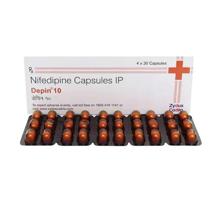 Depin 10 mg Capsule for heart and blood pressure management – Buy Online at MedsPrimeHub