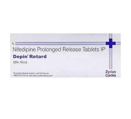 Depin Retard 20 mg Tablet for heart and blood pressure management – Buy Online at MedsPrimeHub