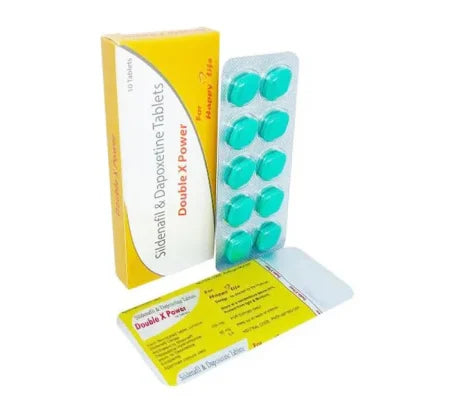 Double X Power Sildenafil standard strength tablet for erectile dysfunction