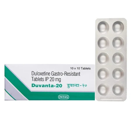 Duvanta 20mg Duloxetine tablet for mild anxiety and depression ? Buy Online at MedsPrimeHub