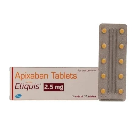 Eliquis 2.5mg Apixaban tablet for VTE prophylaxis – Buy Online at MedsPrimeHub
