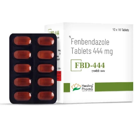 FBD 444mg Fenbendazole Tablet blister pack anthelmintic