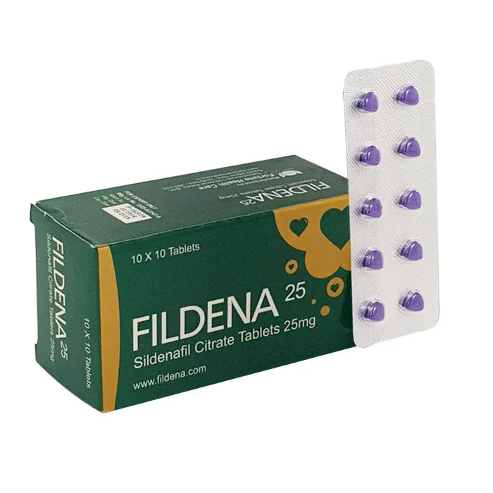 Fildena 25 MG 25 MG tablet - Sildenafil Citrate for ED