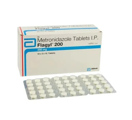 Flagyl 200mg Metronidazole Tablet blister strip