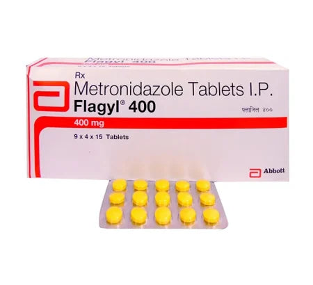 Flagyl 400mg Metronidazole Tablet blister strip antiprotozoal