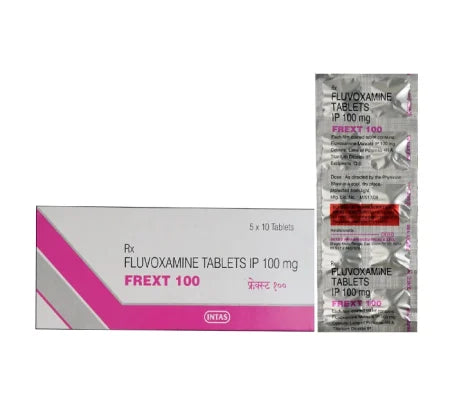 Frext 100mg Fluvoxamine tablet for OCD and anxiety disorders ? Buy Online at MedsPrimeHub