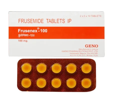 Frusenex 100 mg Tablet for heart and blood pressure management – Buy Online at MedsPrimeHub