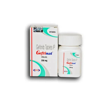 Geftinat 250 MG Gefitinib Tablet blister strip