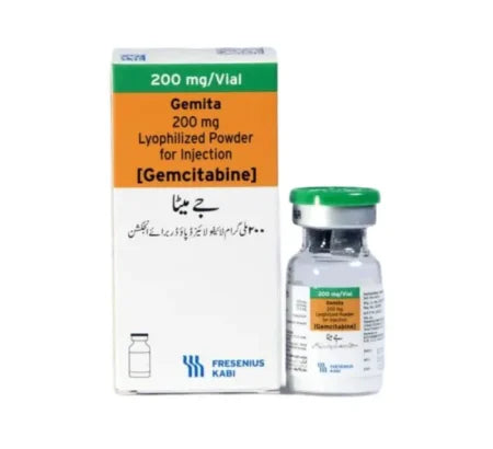 Gemita 200 MG Gemcitabine Injection vial