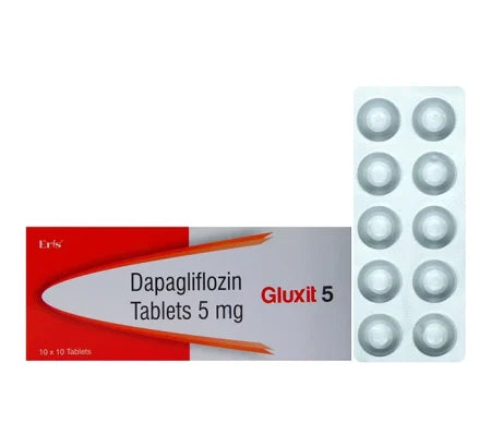 Gluxit 5 Mg tablet for type 2 diabetes – Buy Online at MedsPrimeHub