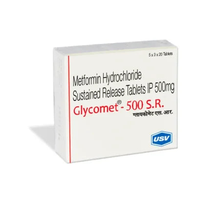 Glycomet 500 mg Tablet tablet for type 2 diabetes – Buy Online at MedsPrimeHub